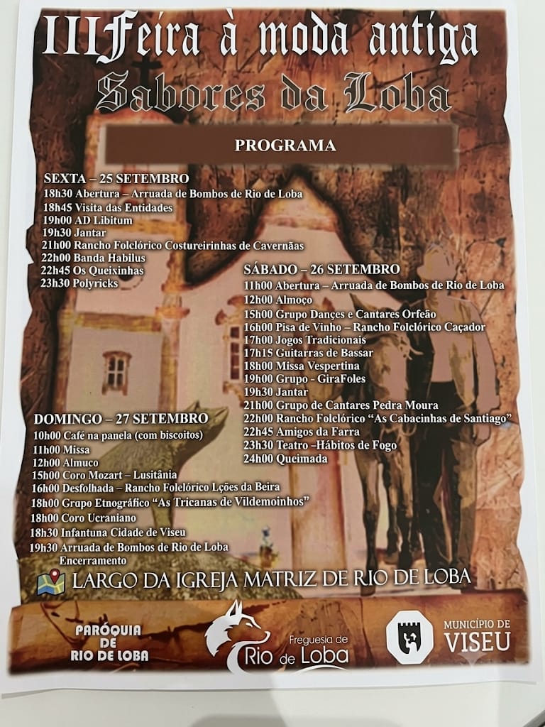 Conheça o cartaz da III Feira à Moda Antiga — Sabores da Loba